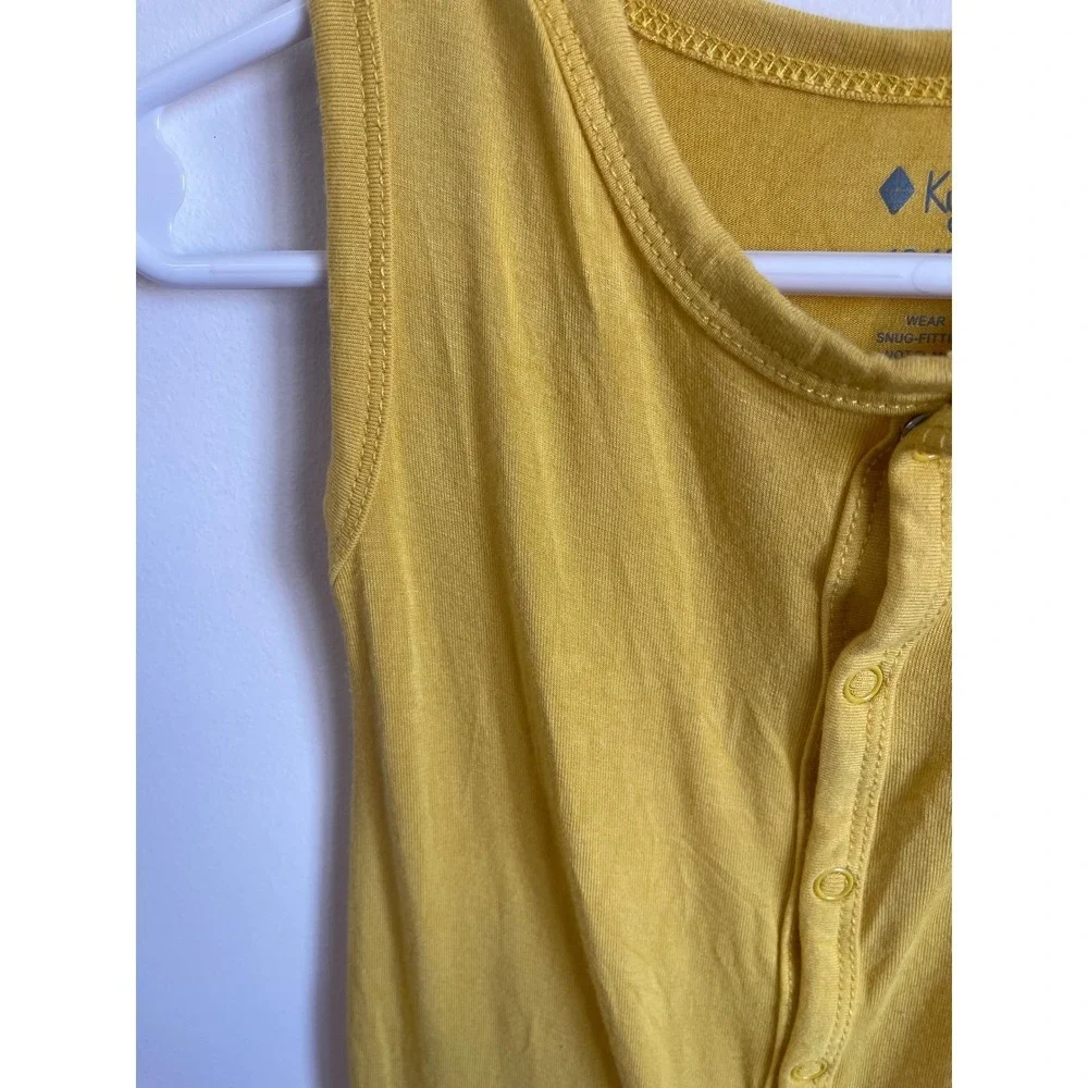 Kyte Baby Sleeveless Romper Marigold Yellow Bamboo 12-18‎ Months